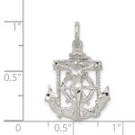 Sterling Silver Mariner Cross Pendant - Image 4