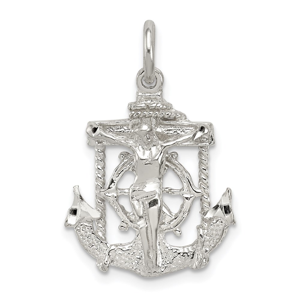QC504.jpg Sterling Silver Mariner Cross Pendant - Image 1