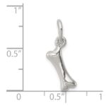 Sterling Silver Polished Bone Charm - Image 3