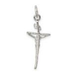 Sterling Silver INRI Crucifix Pendant - Image 4