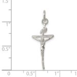 Sterling Silver INRI Crucifix Pendant - Image 3