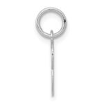 Sterling Silver Rhodium-plated Letter B Initial Charm - Image 2