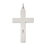 Sterling Silver Antiqued INRI Crucifix Pendant - Image 4