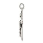 Sterling Silver Antiqued INRI Crucifix Pendant - Image 2