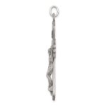 Sterling Silver Antiqued INRI Crucifix Pendant - Image 2