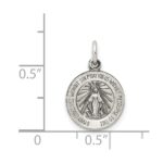 Sterling Silver Antiqued Miraculous Medal - Image 3