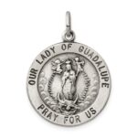 Sterling Silver Our Lady of Guadalupe Medal