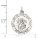 Sterling Silver Our Lady of Perpetual Help Medal - Image 3