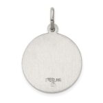 Sterling Silver Antiqued Blessed Mother Medal - Image 3