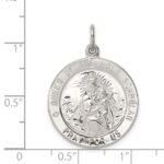 Sterling Silver Queen of the Holy Scapular Medal - Image 3