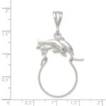 Sterling Silver Dolphin Charm Holder - Image 3