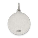 Sterling Silver Antiqued Saint Lucy Medal - Image 4