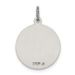 Sterling Silver Antiqued Saint Michael Medal - Image 4