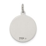 Sterling Silver Antiqued Saint Anne Medal - Image 4