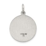 Sterling Silver Antiqued Saint John the Baptist Medal - Image 4