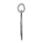 Sterling Silver Antiqued Saint Gabriel Medal - Image 2