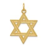 24k Gold-plated Sterling Silver Star of David Pendant