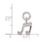 Sterling Silver Music Note Charm - Image 3