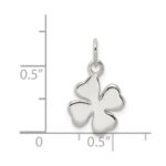 Sterling Silver 4 Leaf Clover Charm - Image 3