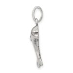 Sterling Silver Antiqued Dolphin Pendant - Image 2