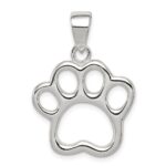 Sterling Silver Paw Pendant