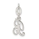 Sterling Silver Letter B Initial Charm - Image 4