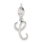 Sterling Silver Letter C Initial Charm