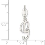 Sterling Silver Letter G Initial Charm - Image 3