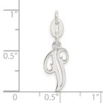 Sterling Silver Letter V Initial Charm - Image 3