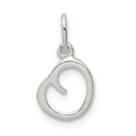 Sterling Silver Letter O Initial Charm