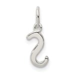 Sterling Silver Letter S Initial Charm - Image 3