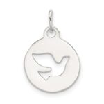Sterling Silver Circle w/Dove Charm - Image 4