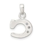 Sterling Silver CZ Letter C Initial Pendant - Image 4