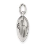 Sterling Silver Love Puffed Heart Charm - Image 2