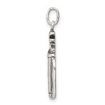Sterling Silver Antiqued Golf Clubs w/Bag Charm - Image 2