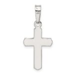 Sterling Silver Polished Cross Pendant - Image 4