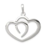 Sterling Silver Polished Heart Pendant