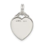 Sterling Silver LIVE LAUGH LOVE Heart Pendant - Image 3