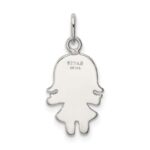 Sterling Silver Enameled Girl Charm - Image 4