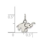 Sterling Silver Enameled Elephant Charm - Image 3
