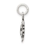 Sterling Silver Antiqued Sun Charm - Image 2