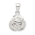 Sterling Silver Rose Pendant - Image 4