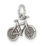 Sterling Silver Antiqued Bicycle Charm - Image 5