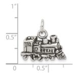 Sterling Silver Antiqued Train Charm - Image 4