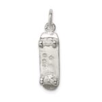 Sterling Silver Skateboard Charm - Image 4