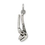 Sterling Silver Antiqued Pliers Charm - Image 4