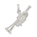 Sterling Silver Trumpet Charm - Image 4
