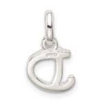 Sterling Silver Letter D with Enamel Pendant - Image 4