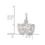 Sterling Silver Comedy/tragedy Charm - Image 3