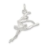 Sterling Silver Ballerina Charm